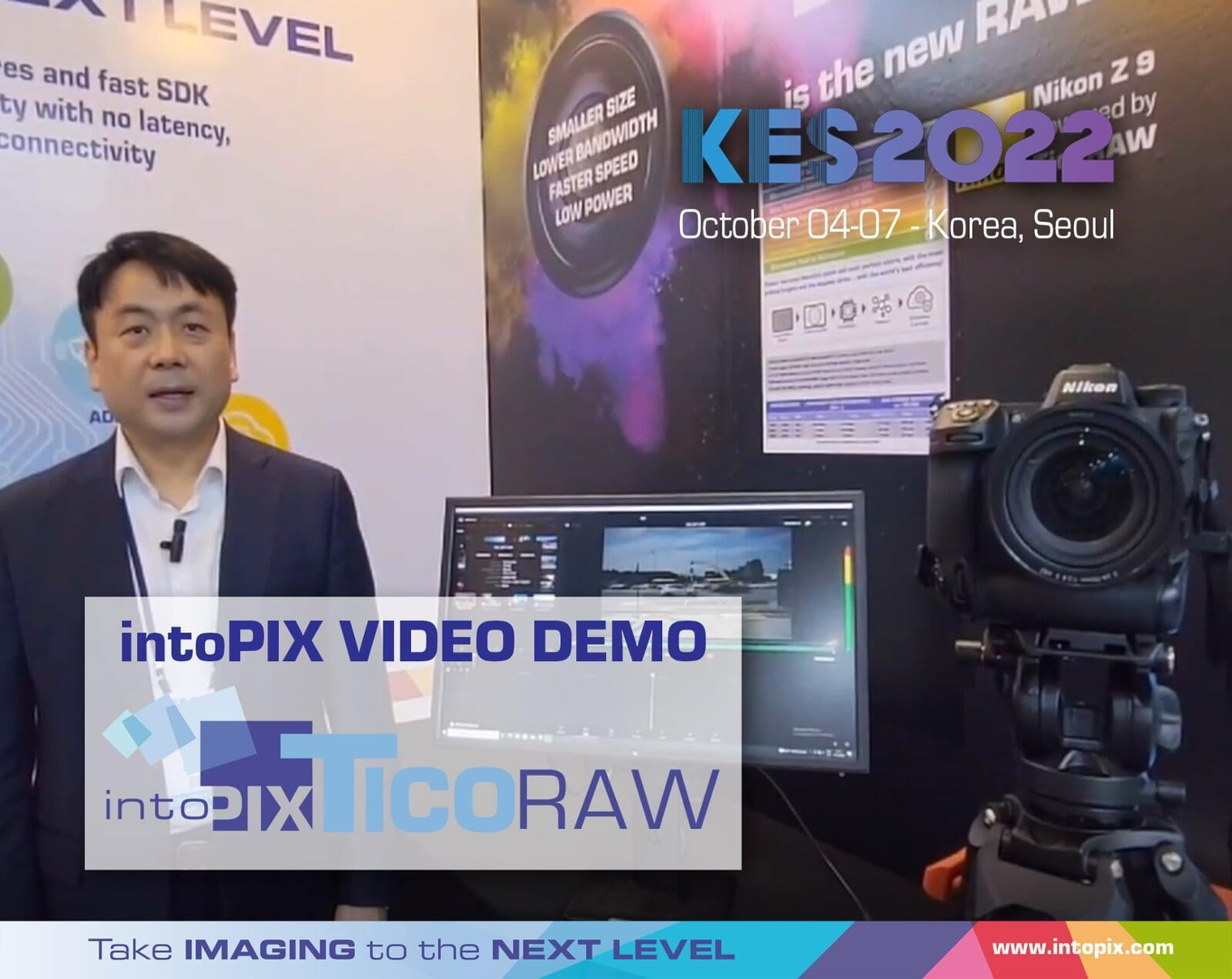 KES2022的韓語視頻演示：介紹 intoPIX TicoRAW用於新尼康Z9